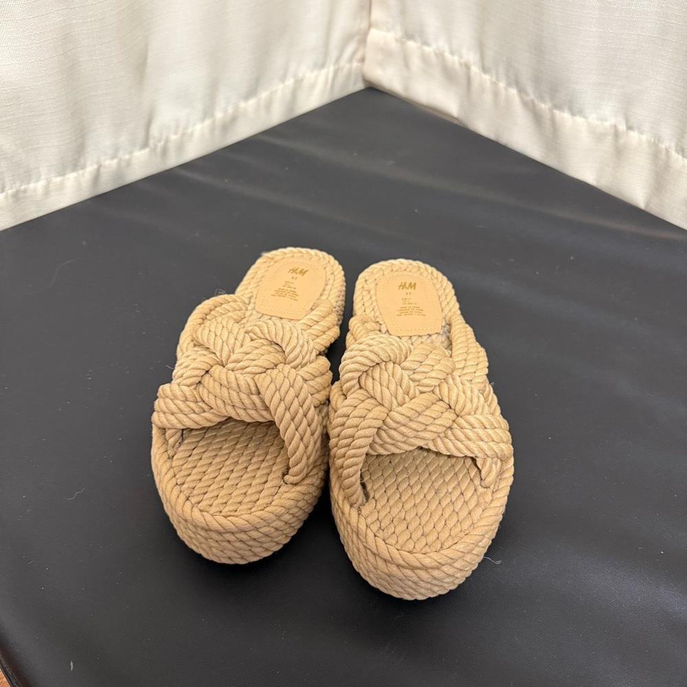 H&M Braided rope Tan Women's Sandals